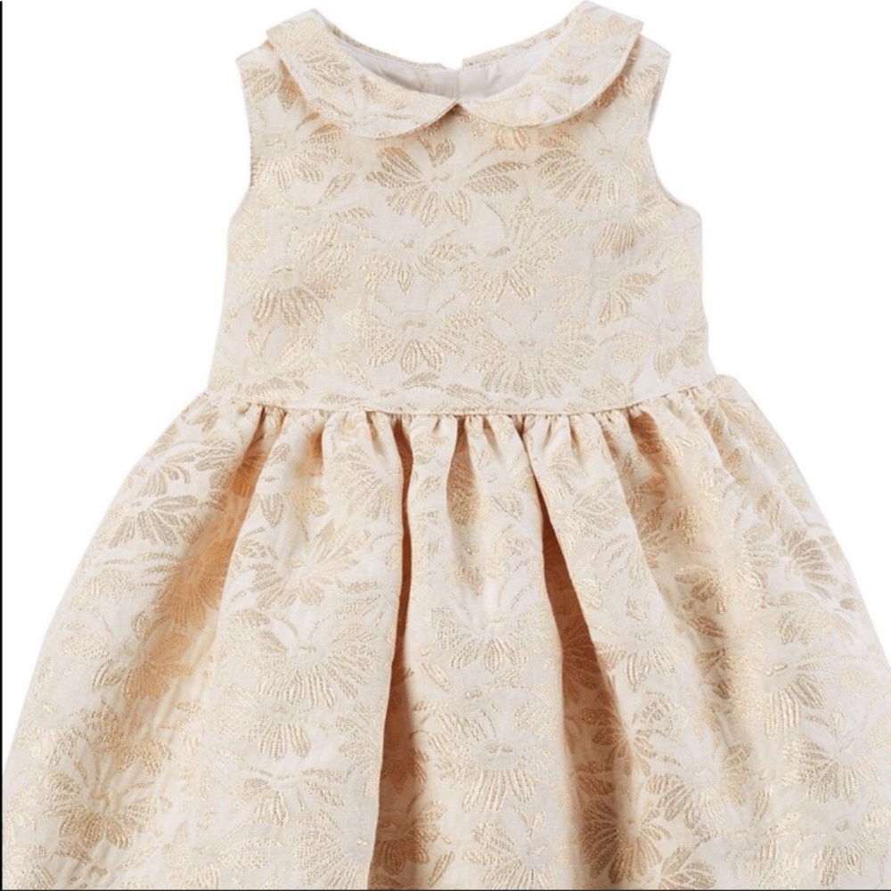Carter’s baby girls Jacquard Floral Woven Dress Holiday party